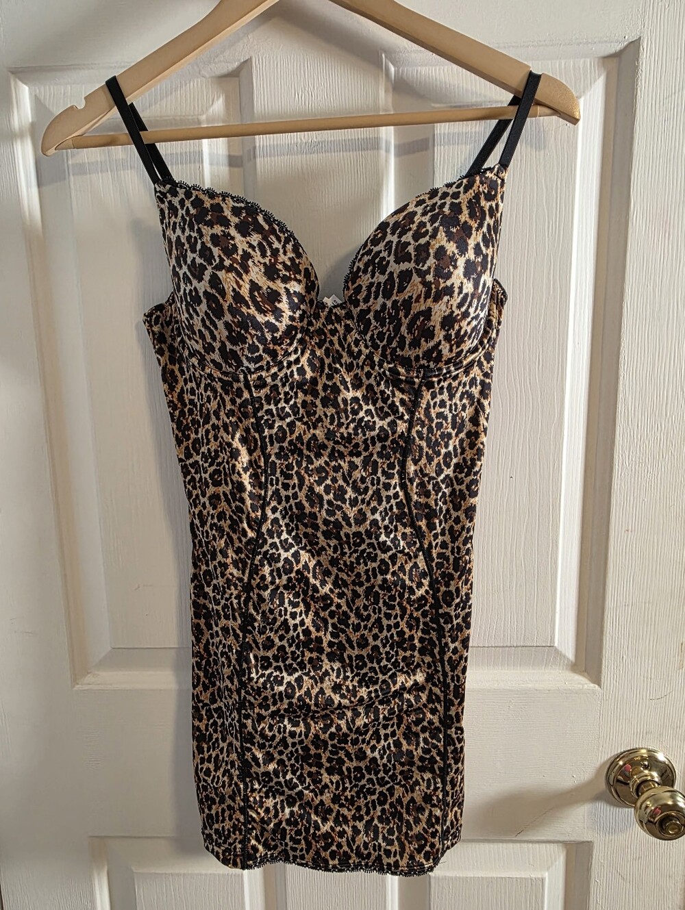 Leopard Print Maidenform Sweet Nothings Shaper Size 36C